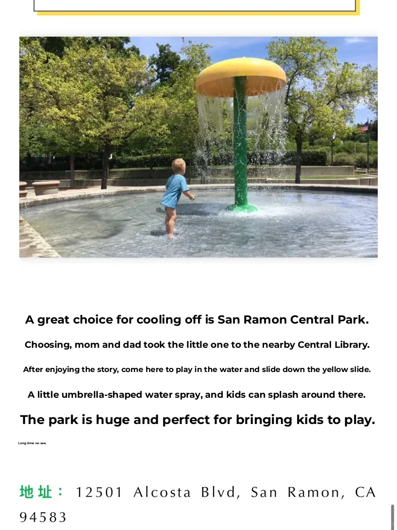Parks in East Bay with Free Water Play for Summer Fun