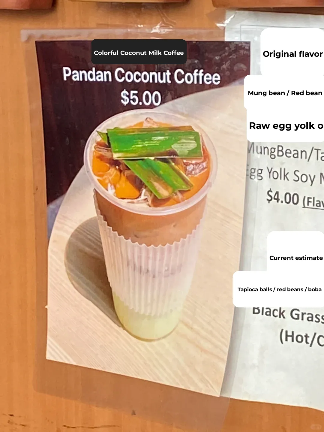 Vibrant Coconut Latte | Long-standing Coffee Shop | LA Coffee