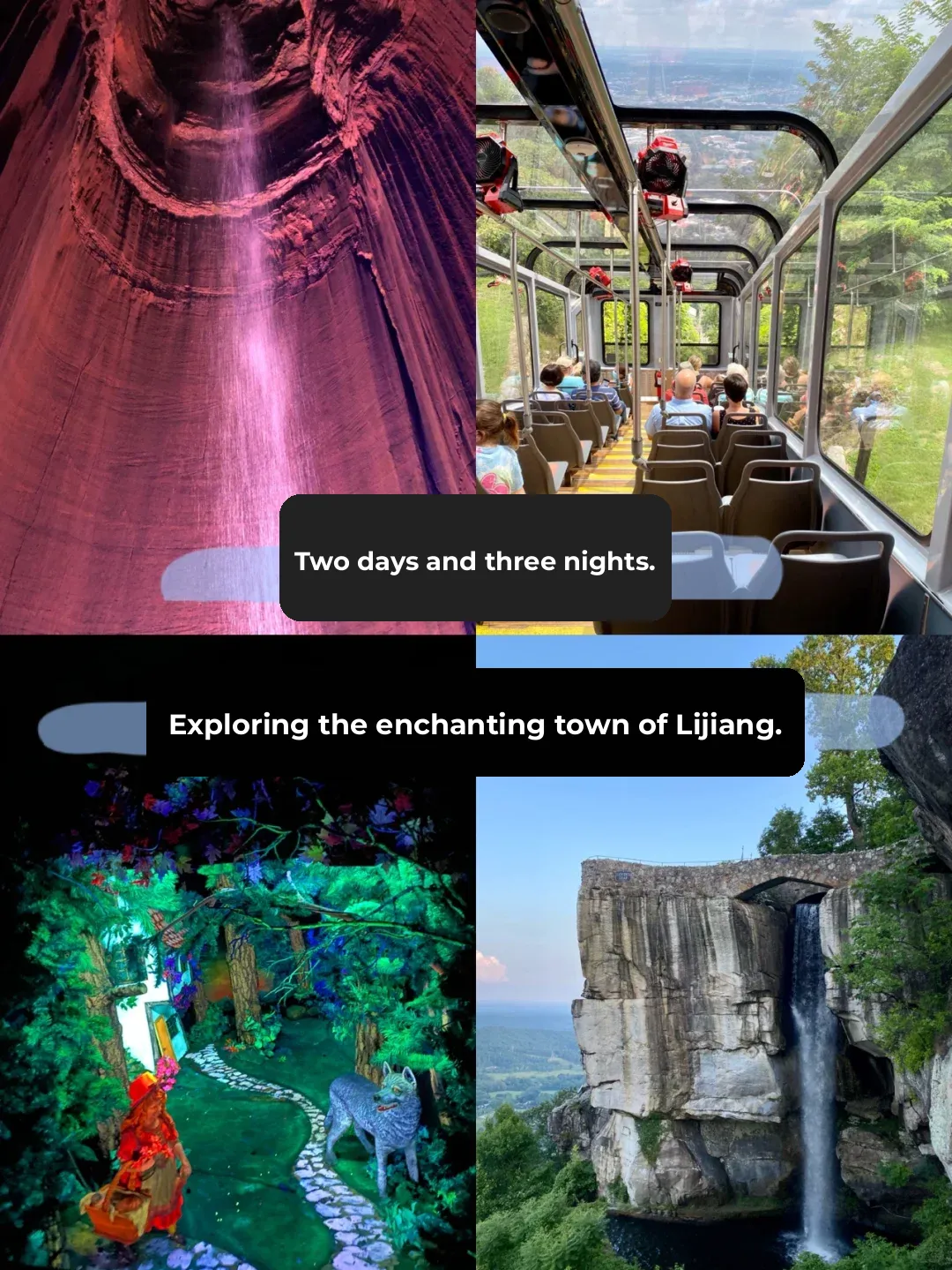 Atlanta Weekend Getaway: Vertical Mini-Train + Underground Mega Waterfall