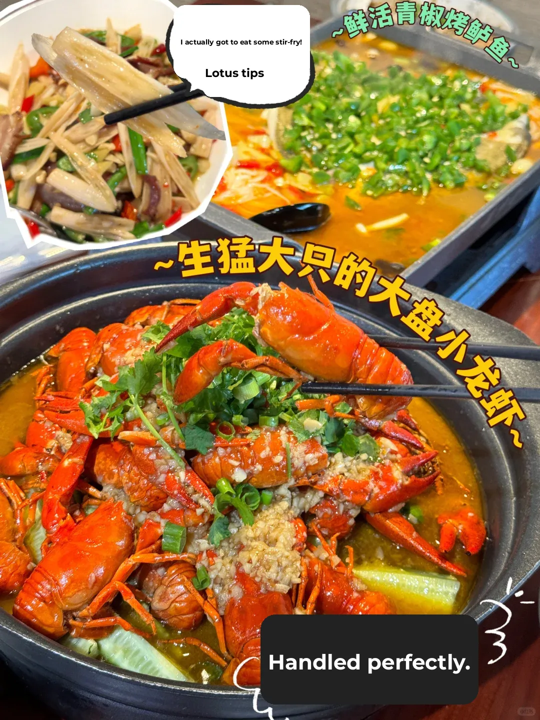 The Freshest Crawfish I've Had in the Bay Area! Plus, Stir-Fried Lotus Root Shoots!