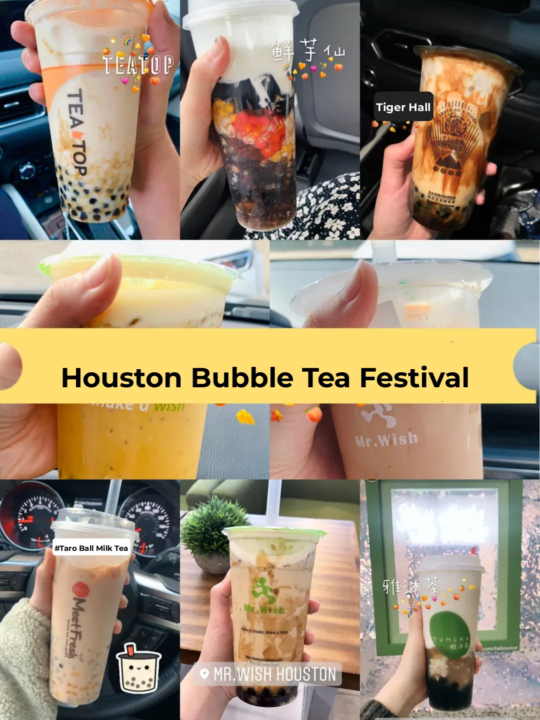 Houston's Best Eats & Drinks 🥤 Bubble Tea Guide | Continuously Updated