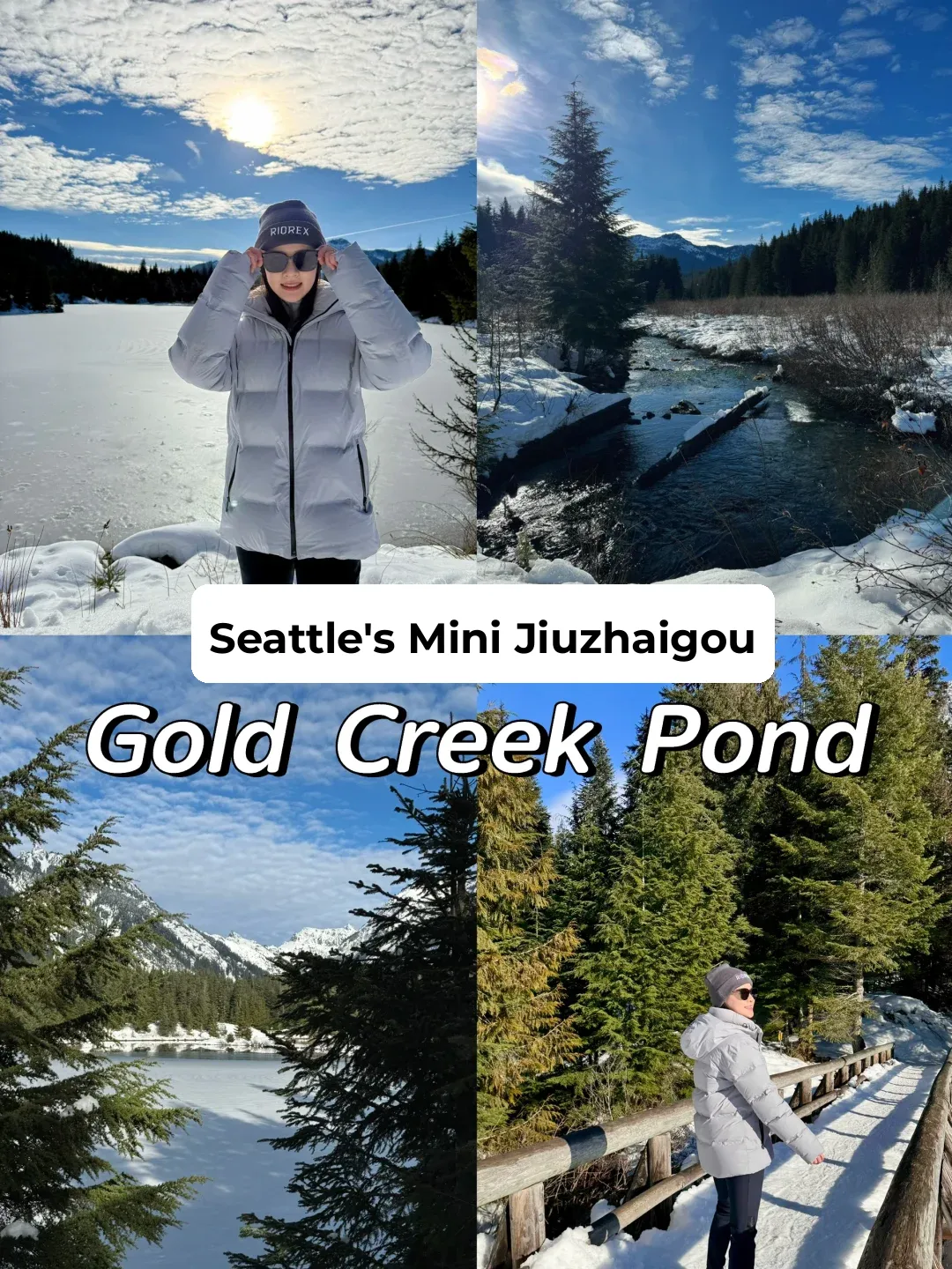 Gold Creek Pond｜A Fairytale Winter Wonderland🌲️