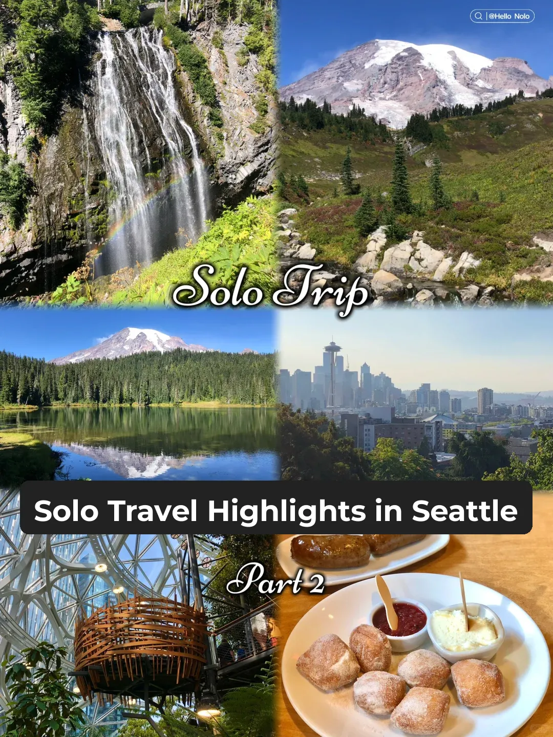Solo Female Adventure in Seattle 🌄 Mt. Rainier is a Must-Visit!