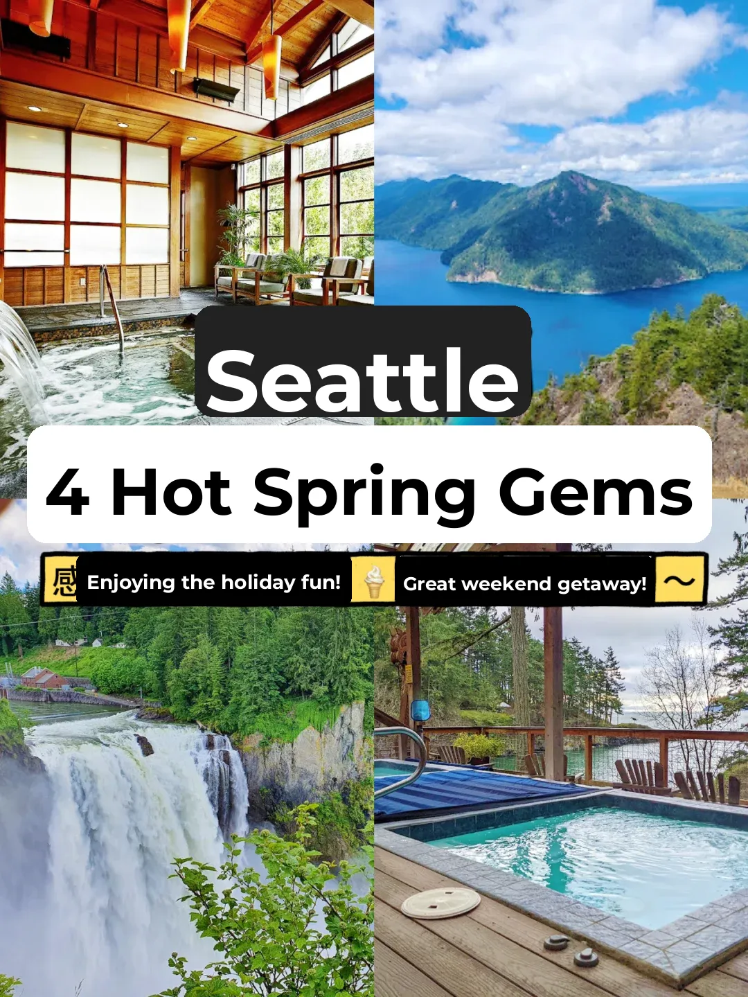 4 Must-Visit Hot Springs in Seattle 📌 Miss These and Regret It for a Year!