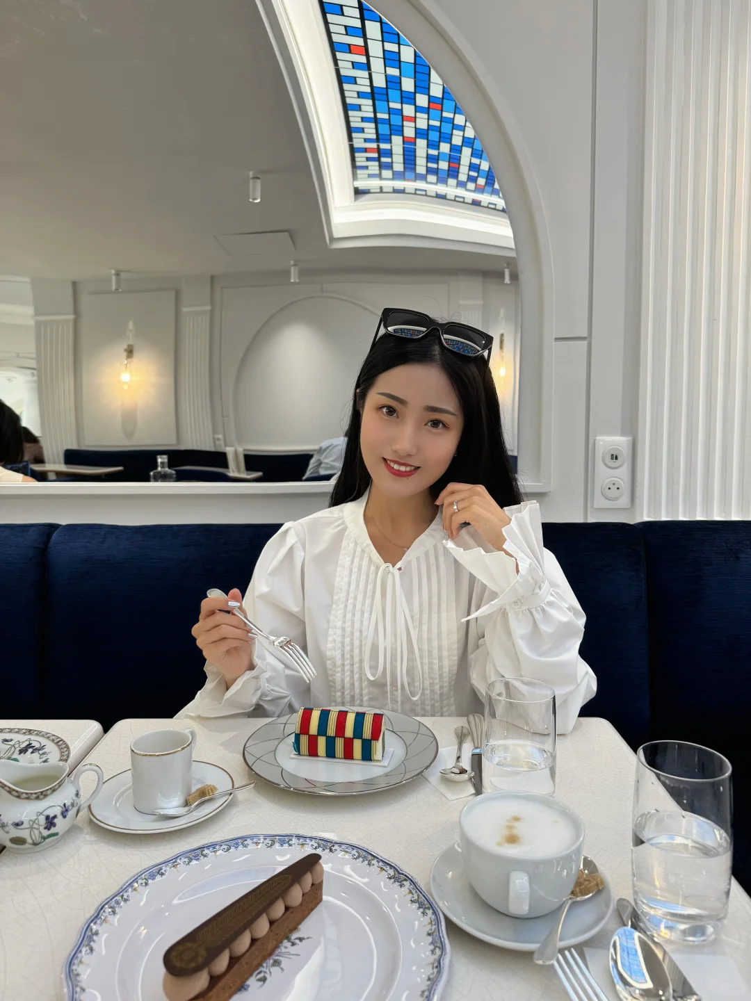 Checking out the new café at the Élysée Palace ☕️