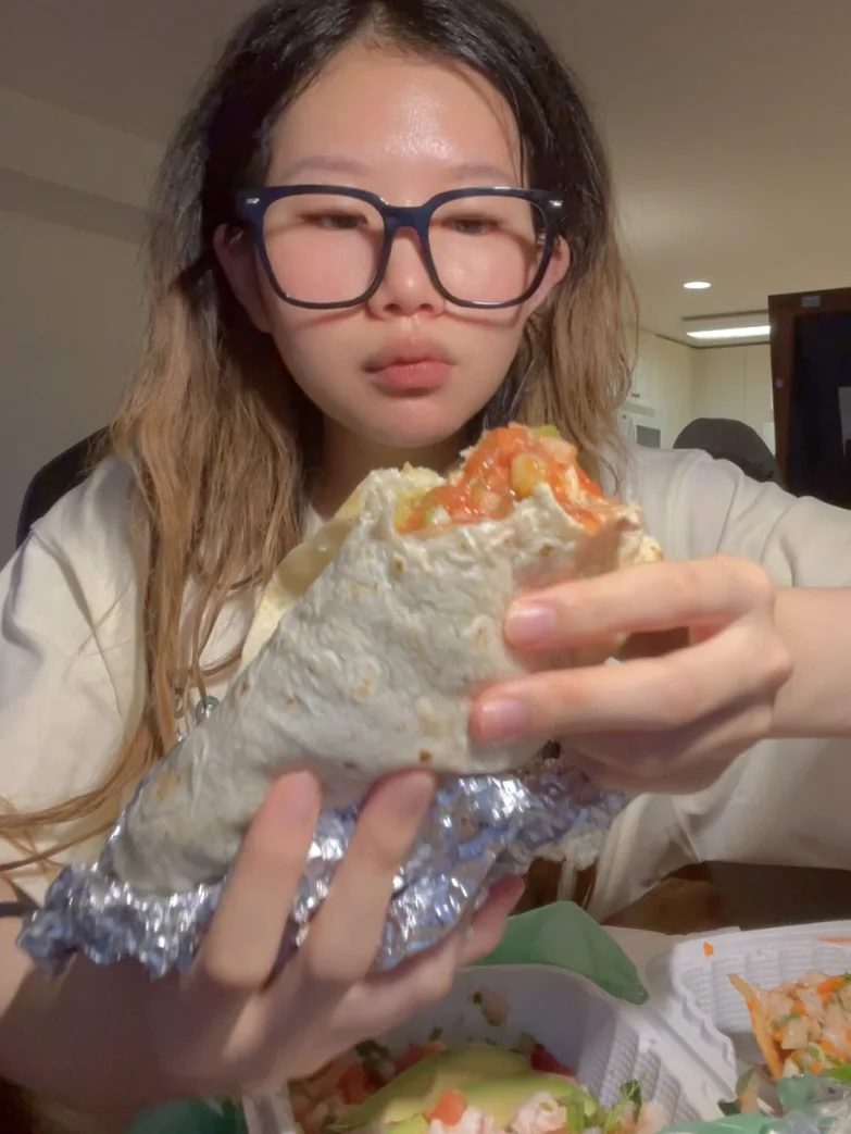Lazy Day | Chowing Down on a Burrito