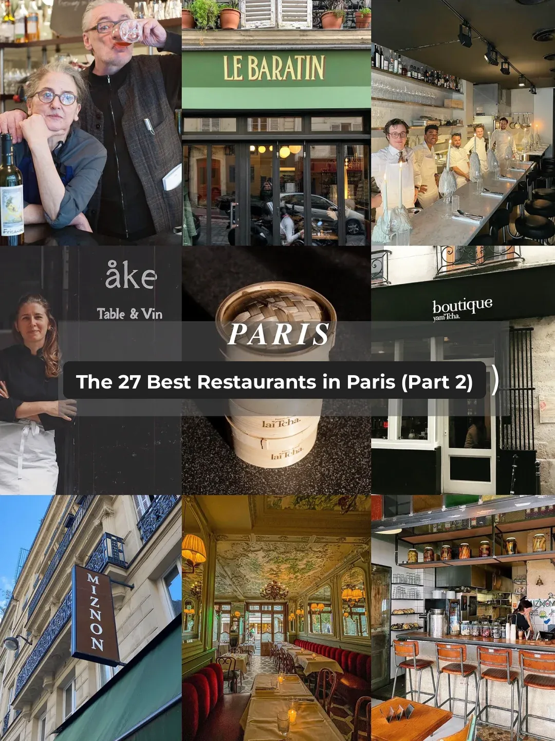 Paris Food Guide (Part 2): 27 Local-Approved Eateries 🇫🇷
