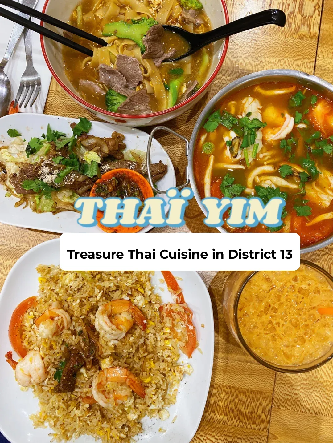 🇫🇷 THAÏ YIM｜Found the Hidden Gem Thai Restaurant in District 13!!