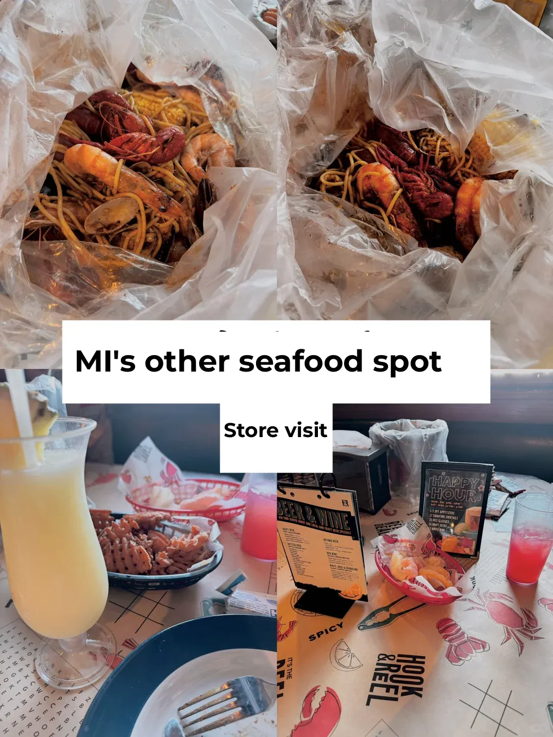 Detroit Seafood Feast | Exploring Hook&Reel in Michigan