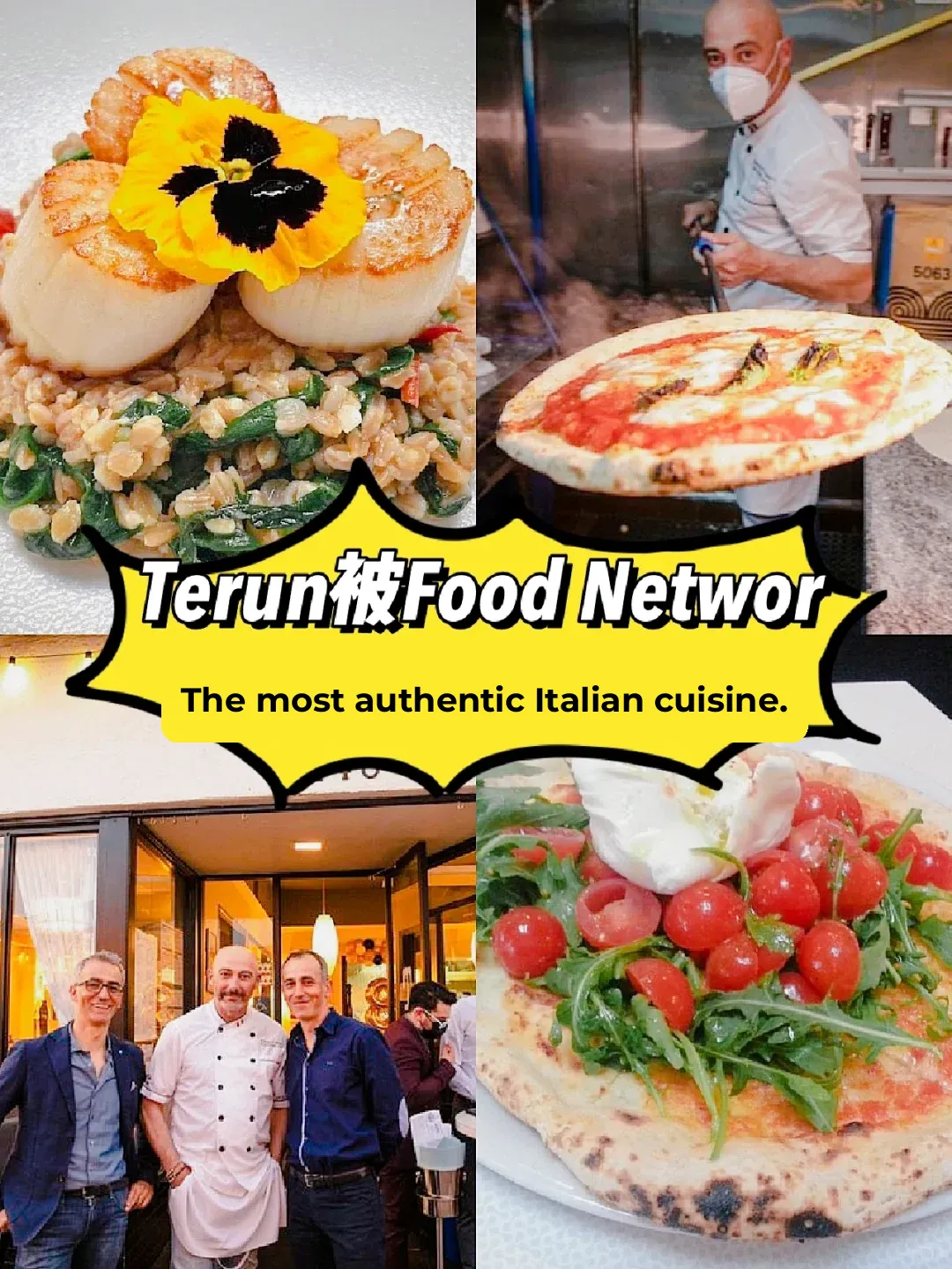 Terun in Bay Area Named Best Authentic Italian Restaurant by Food Network