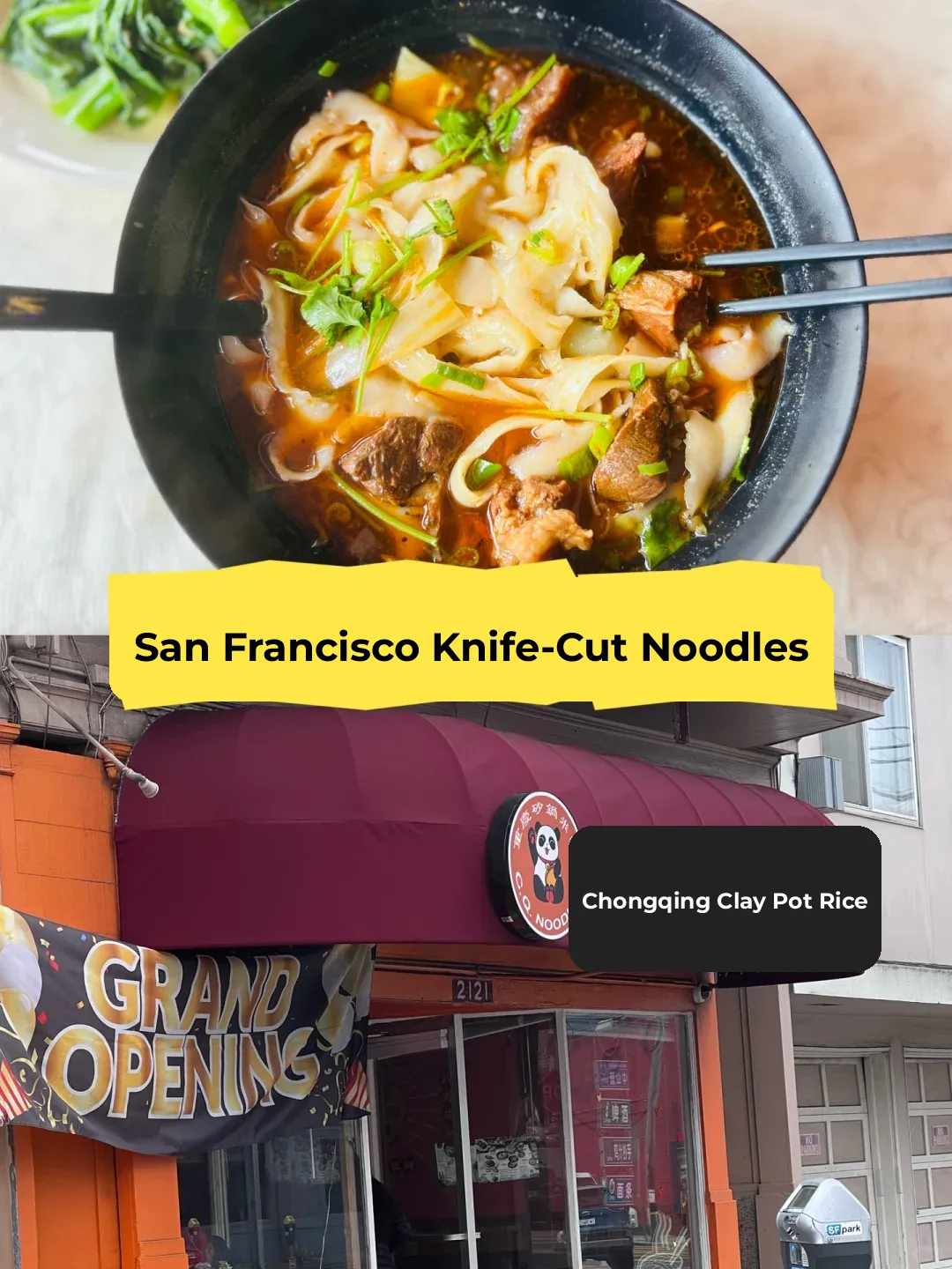 Newly Opened CQ Noodles in San Francisco