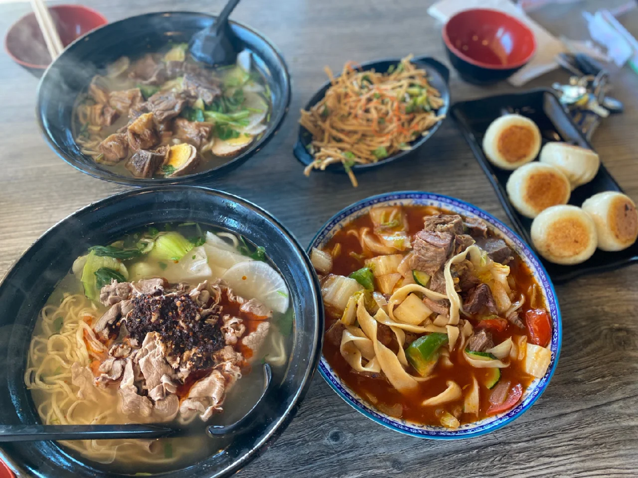 Phoenix City's Lanzhou Hand-Pulled Noodles: Generous Portions and Delicious!