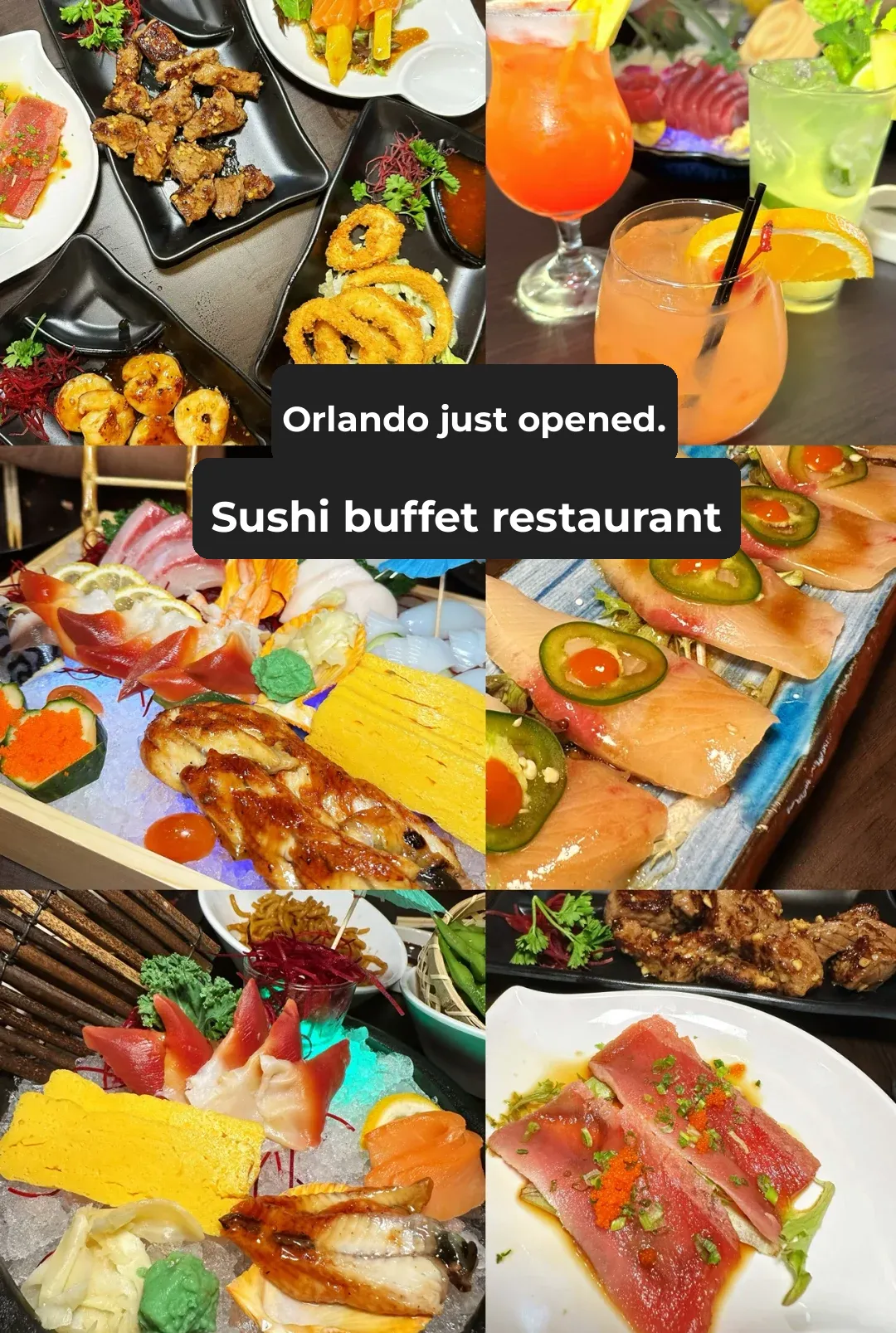 Newly Opened 🍣 Sushi Buffet in Orlando 🤩