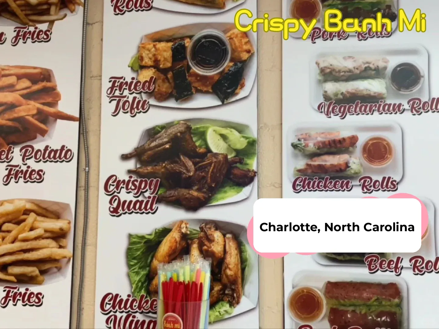 Charlotte, North Carolina - Crispy Banh Mi Vietnamese Sandwich