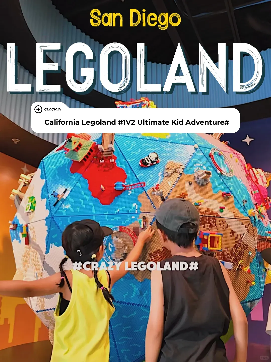 Vlog💙 Extreme Check-In at Legoland in San Diego, California 🏎️