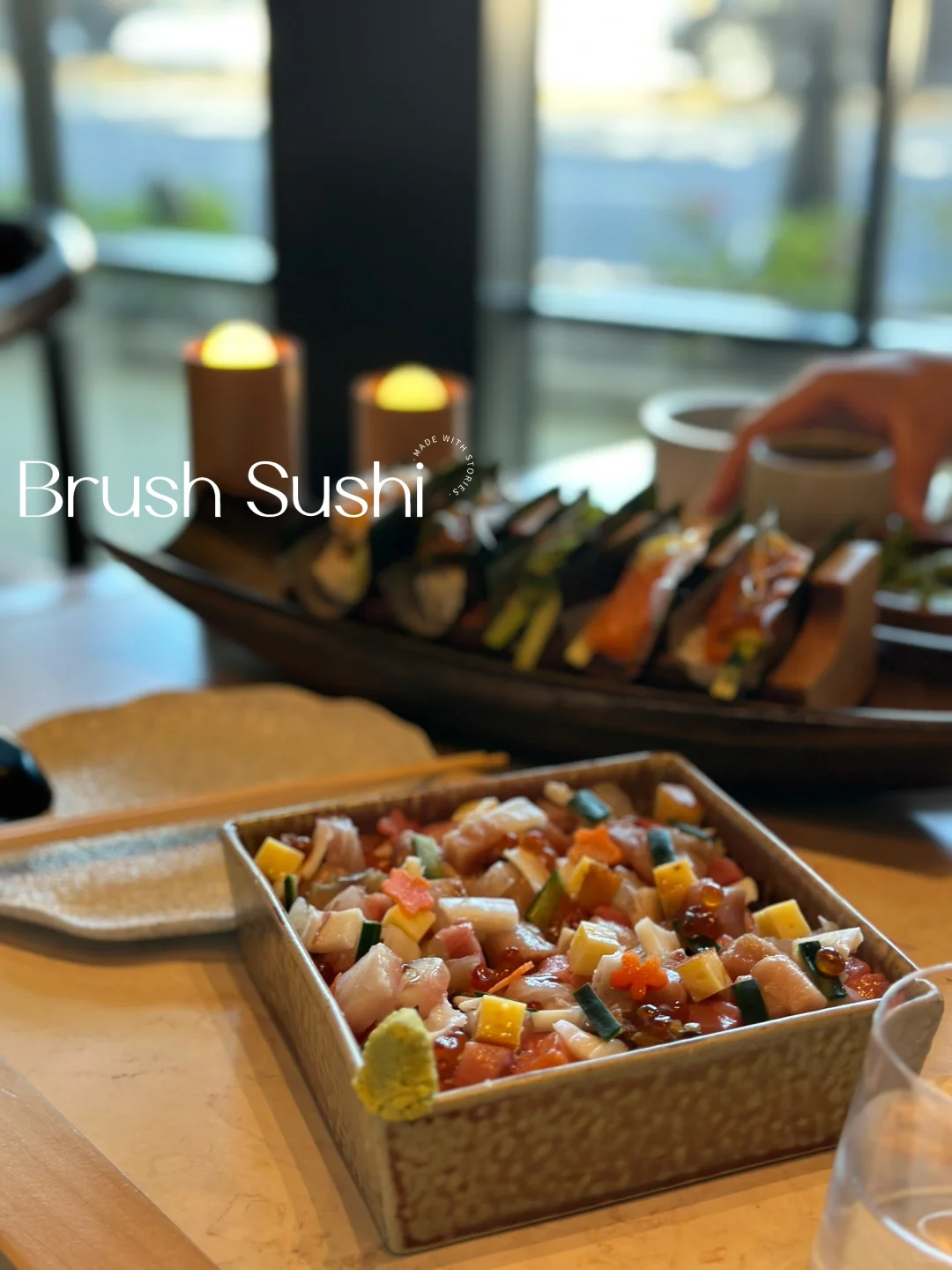 Brush Sushi / Mend Coffee & Goods