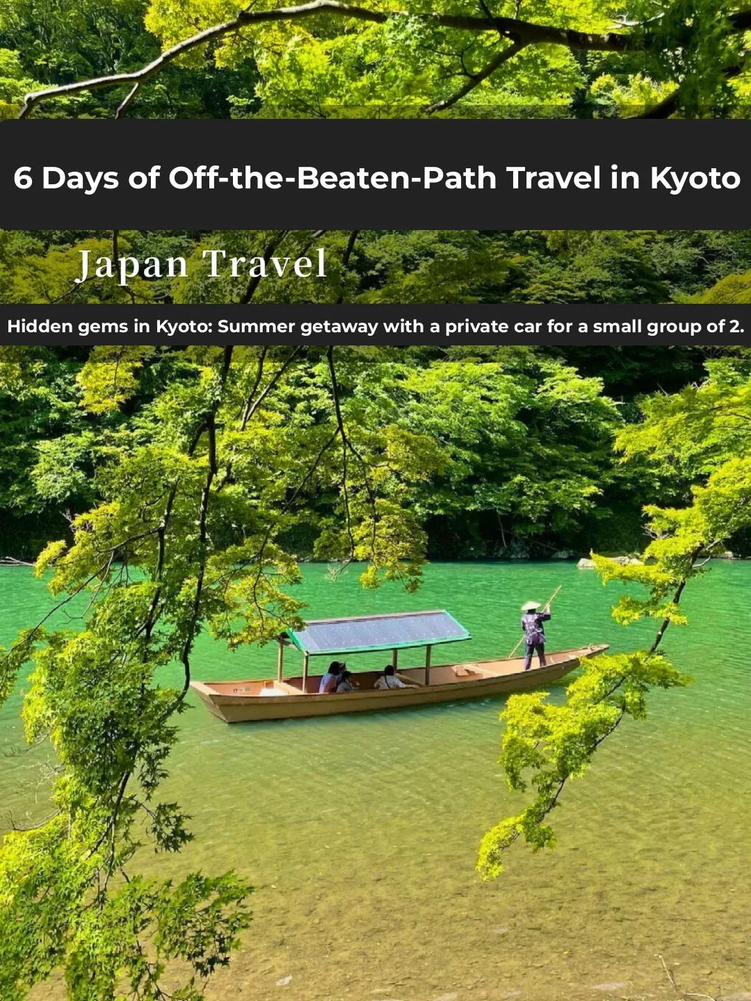 6-Day Kyoto Off-the-Beaten-Path Adventure 👏🏻 Exclusive Experiences You Won't Find Elsewhere ~