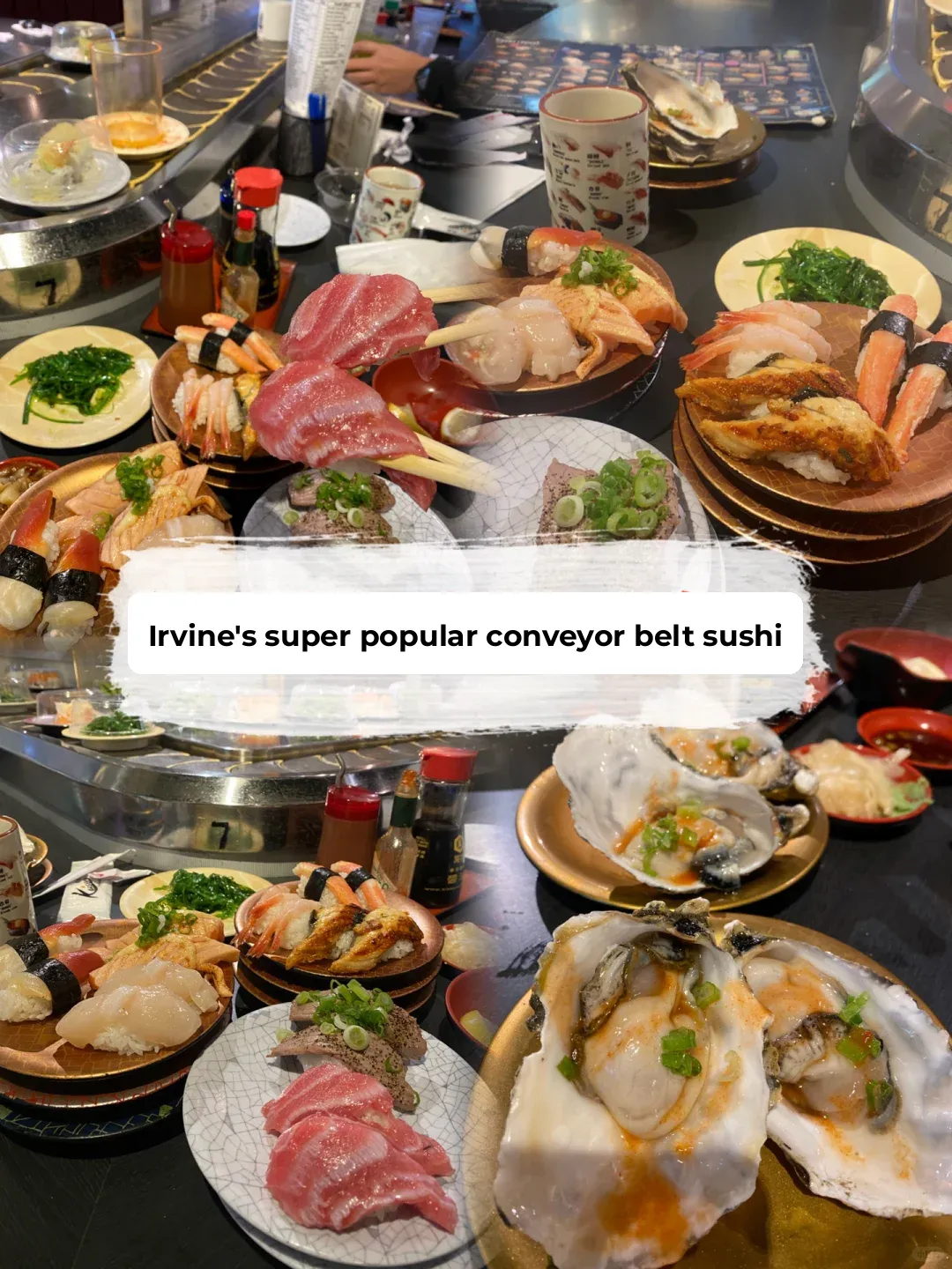 Irvine Food Hunt | Super Popular Revolving Sushi Bar | Kaisen Kaiten