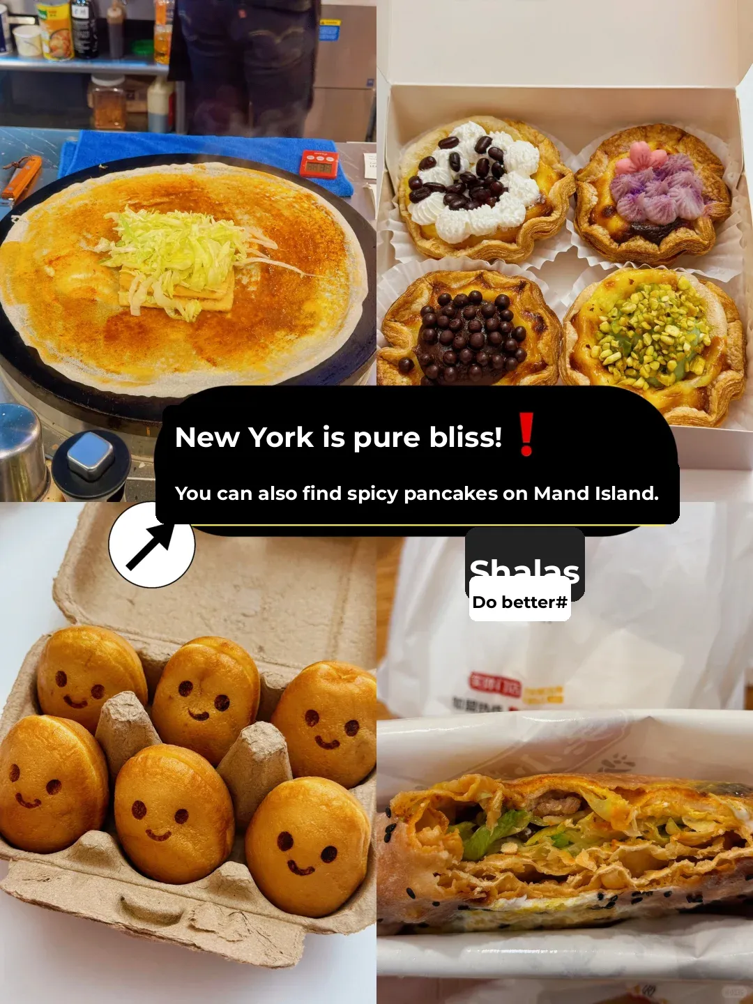 Ecstatic NYC Study Abroad Kids❗️You Can Now Get Jianbing in Manhattan Too