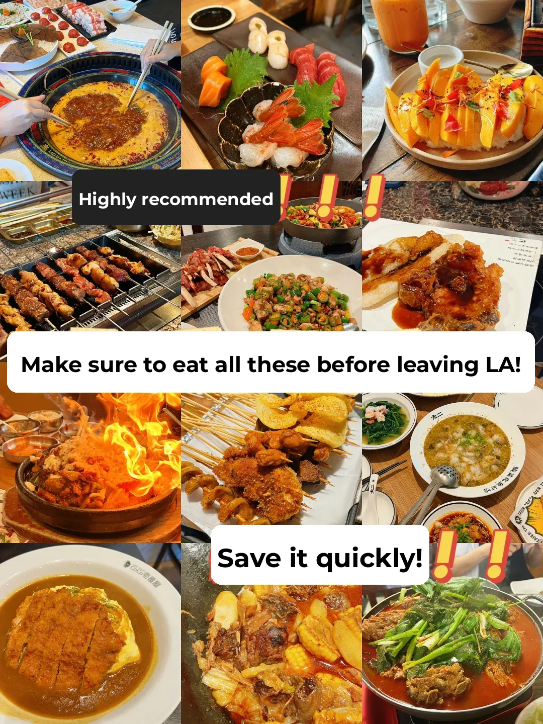 Unposted LA Foodie Gems! Must-Try Spots 😍