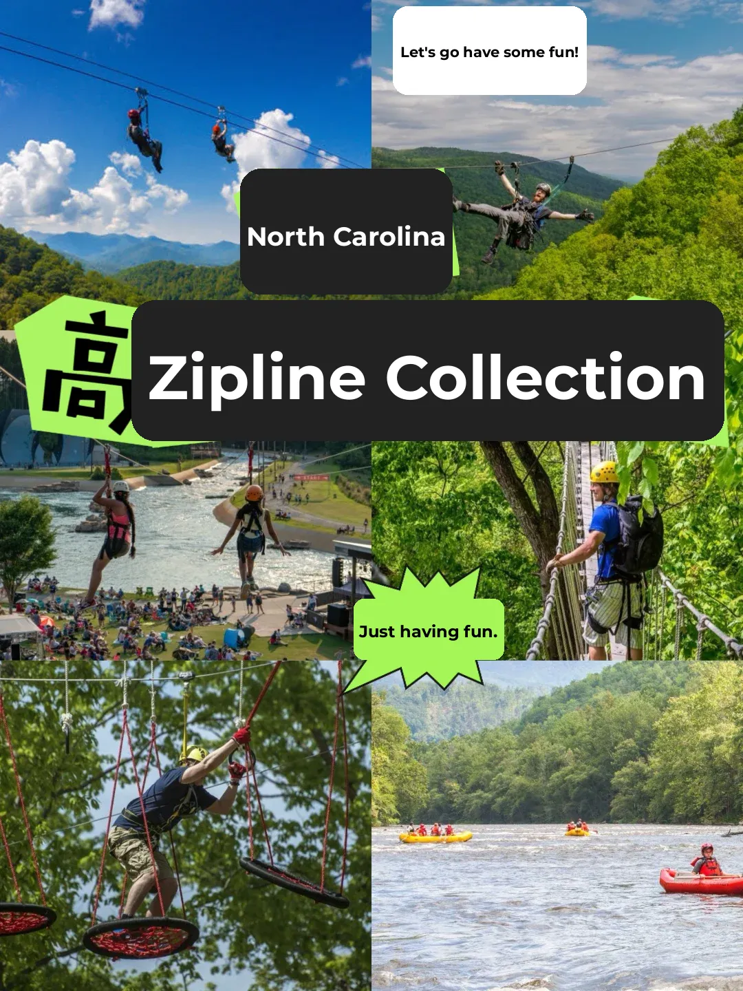 Zipline｜North Carolina Zipline Adventure Collection