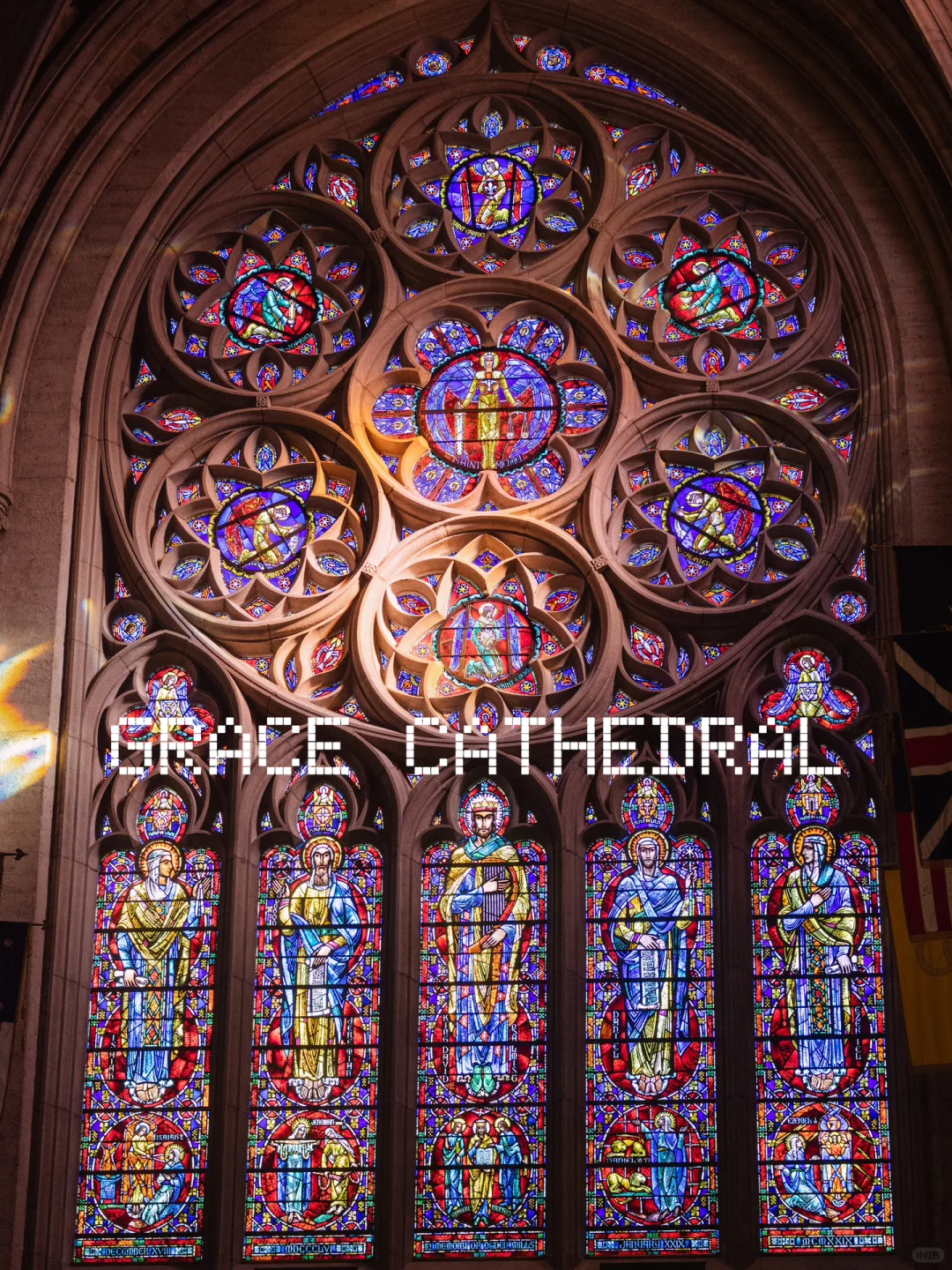 "Full of Healing Vibes ❕ Practicing Yoga in a Church with Stained Glass Windows"