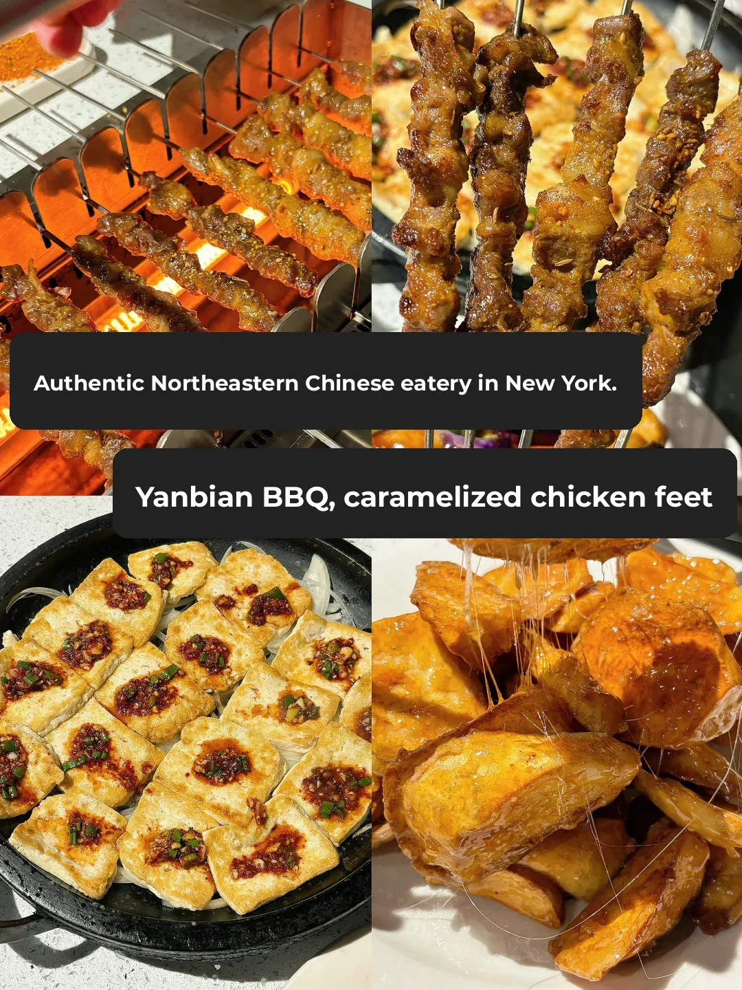 Authentic Northeastern Eats in NYC | Yanbian BBQ, Sweet Potato in Caramel Sauce 🍠