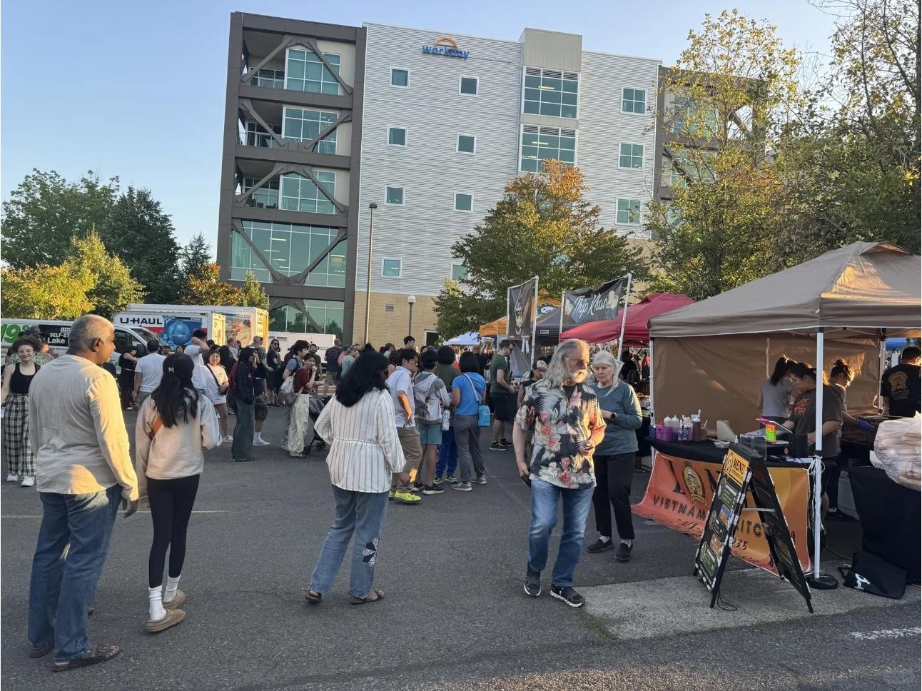 "Portland Night Market Stalls Are Booming with Energy"