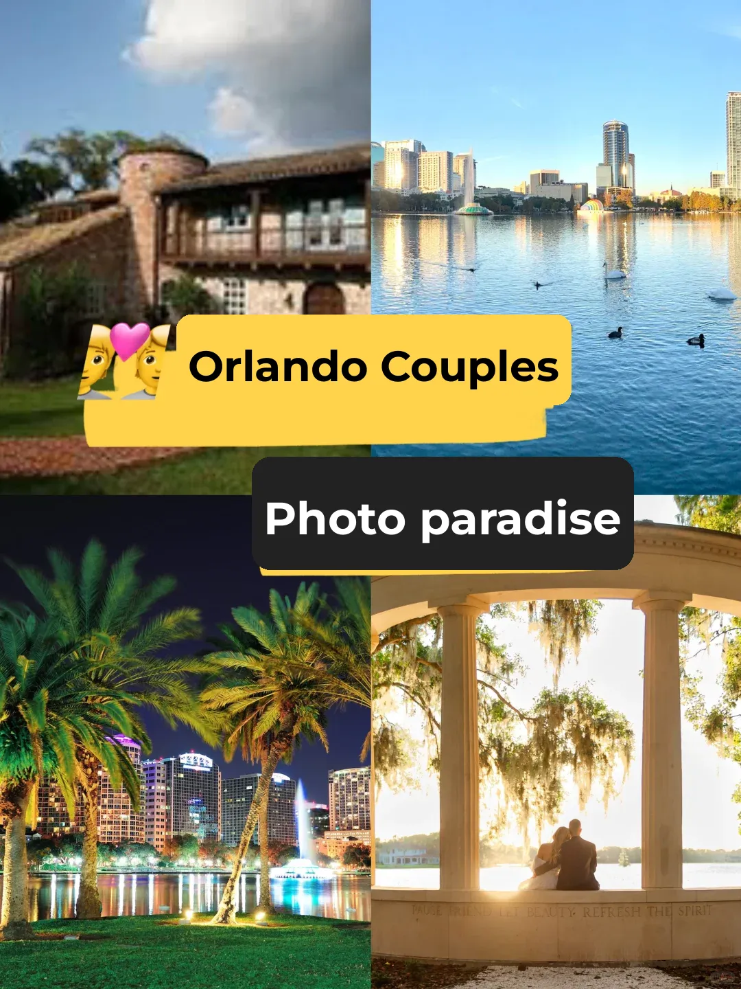 💑 Orlando's Top Photo Spots for Couples | 3 Romantic Locations for Stunning Shots