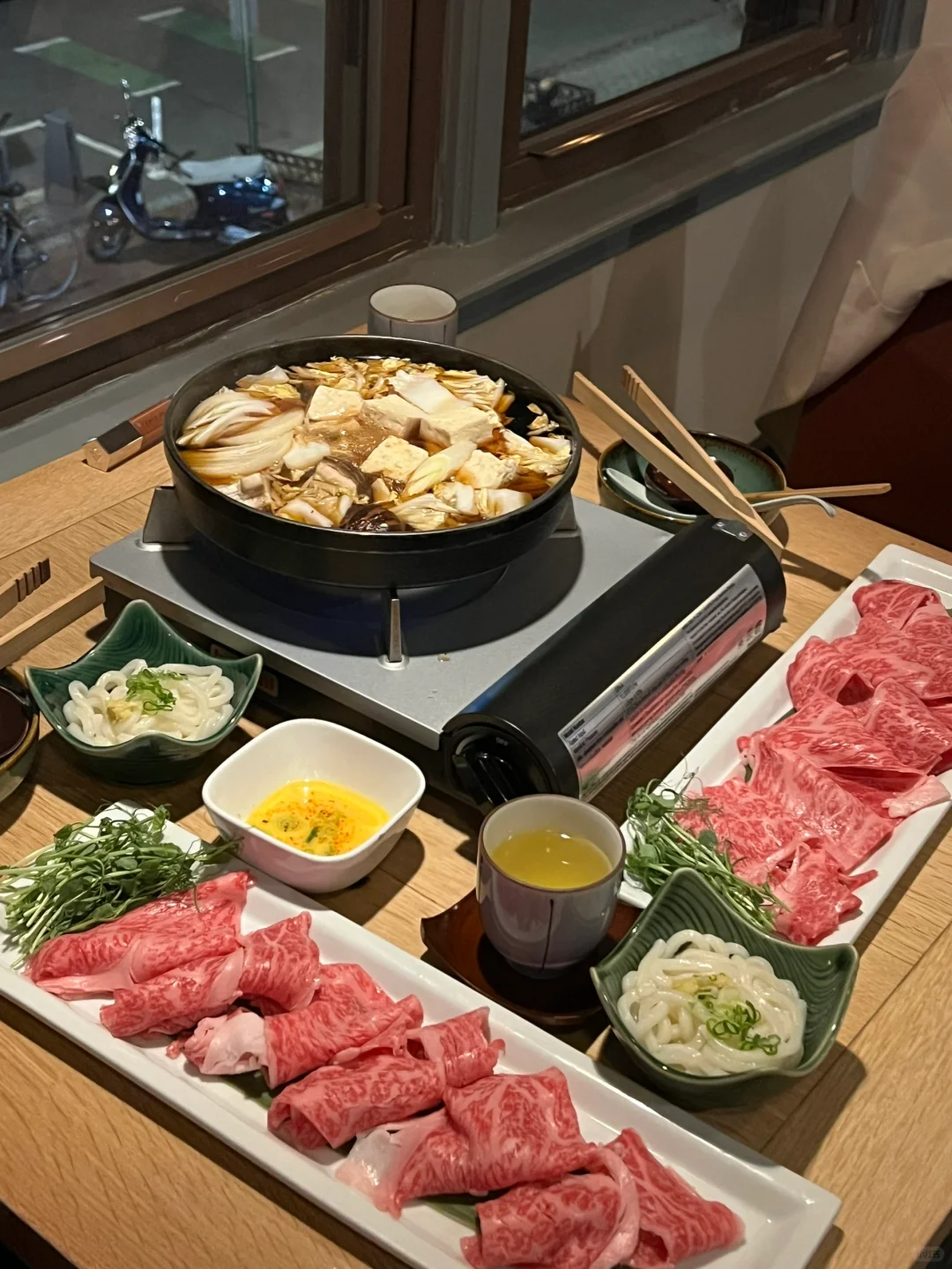 In DC❕ Silky-Smooth Wagyu Sukiyaki, Just Like Dove Chocolate🥩