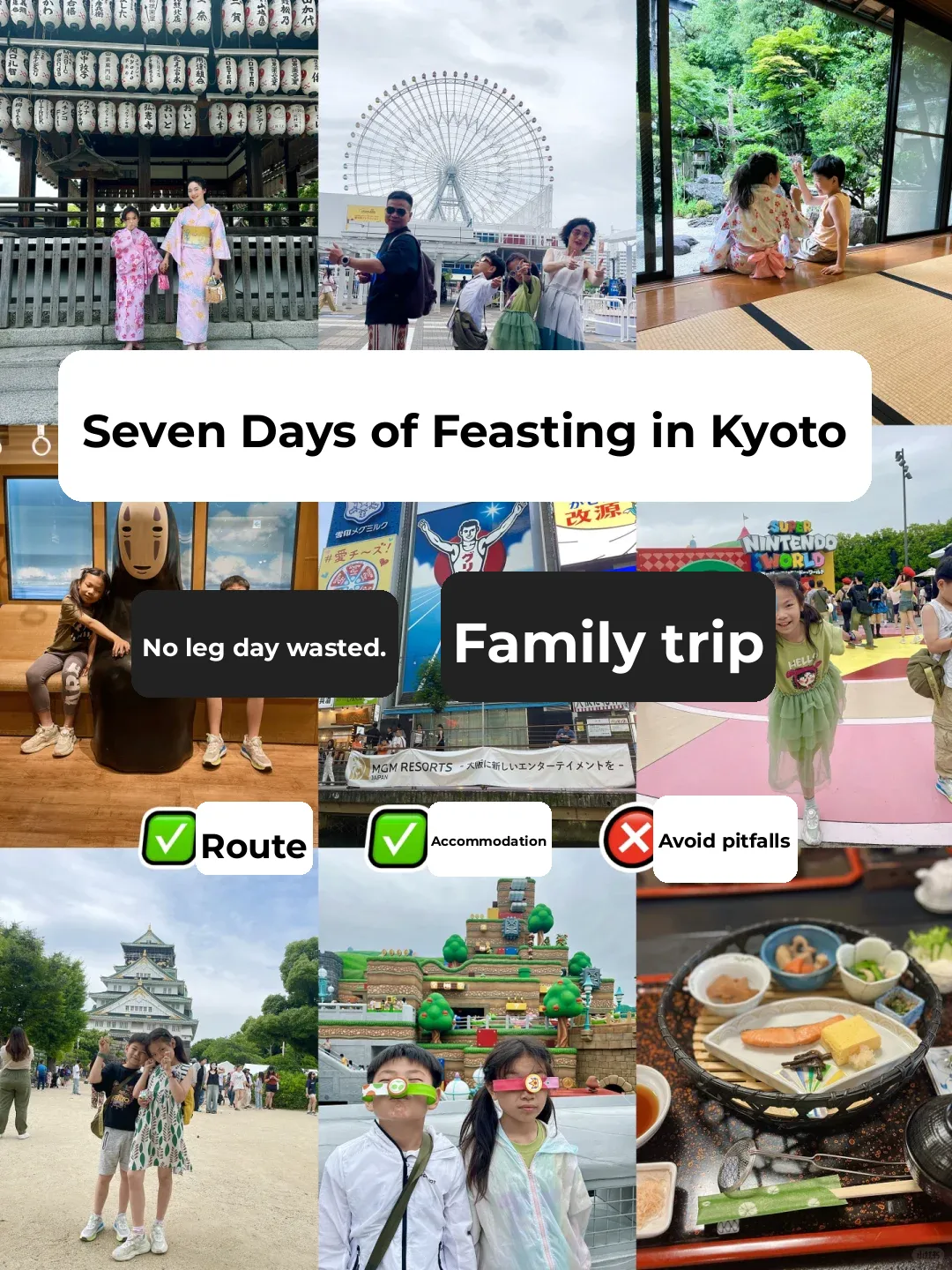 Osaka & Kyoto: A Family-Friendly 7-Day Trip Without the Leg Soreness, Easy on the Wallet