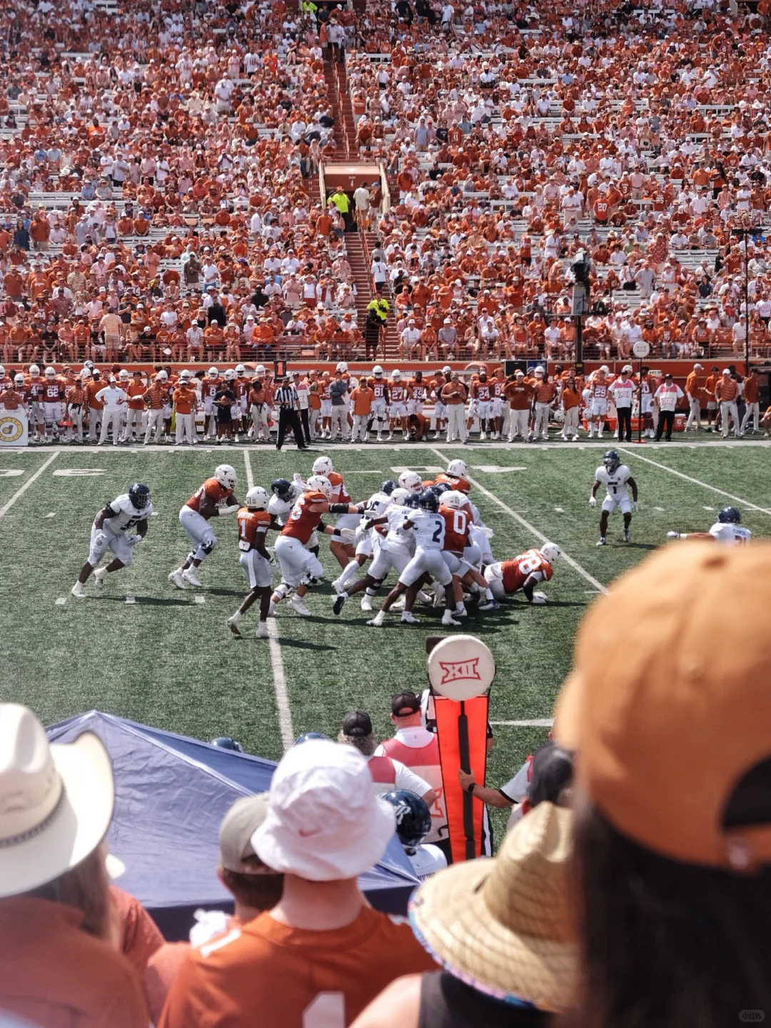 Watching a Football Game in Austin