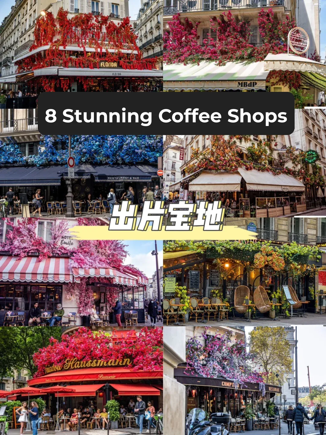 🇫🇷 Parisian Perks - 💐 Flower Cafés