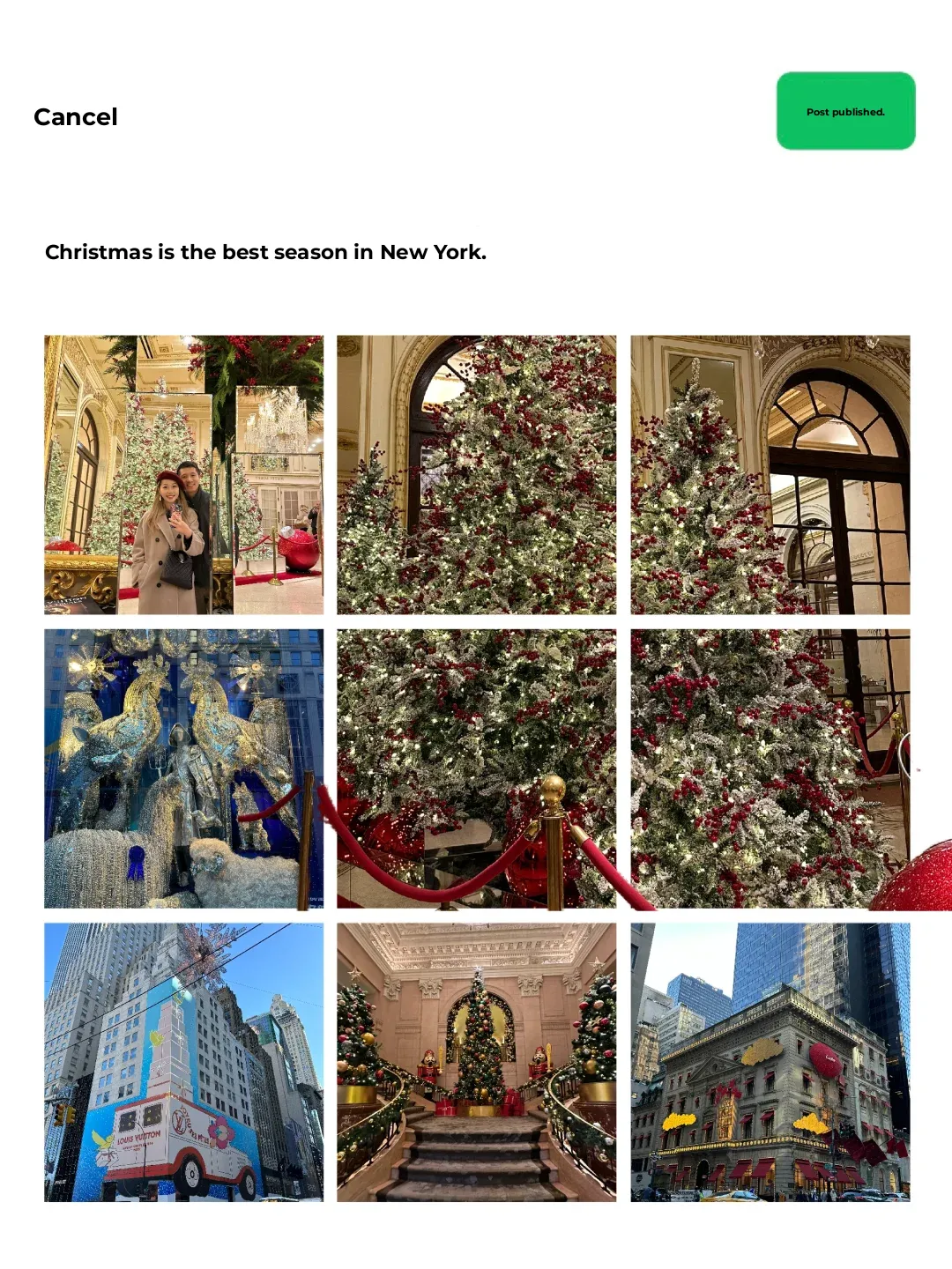 Christmas is hands down the best time of year in NYC