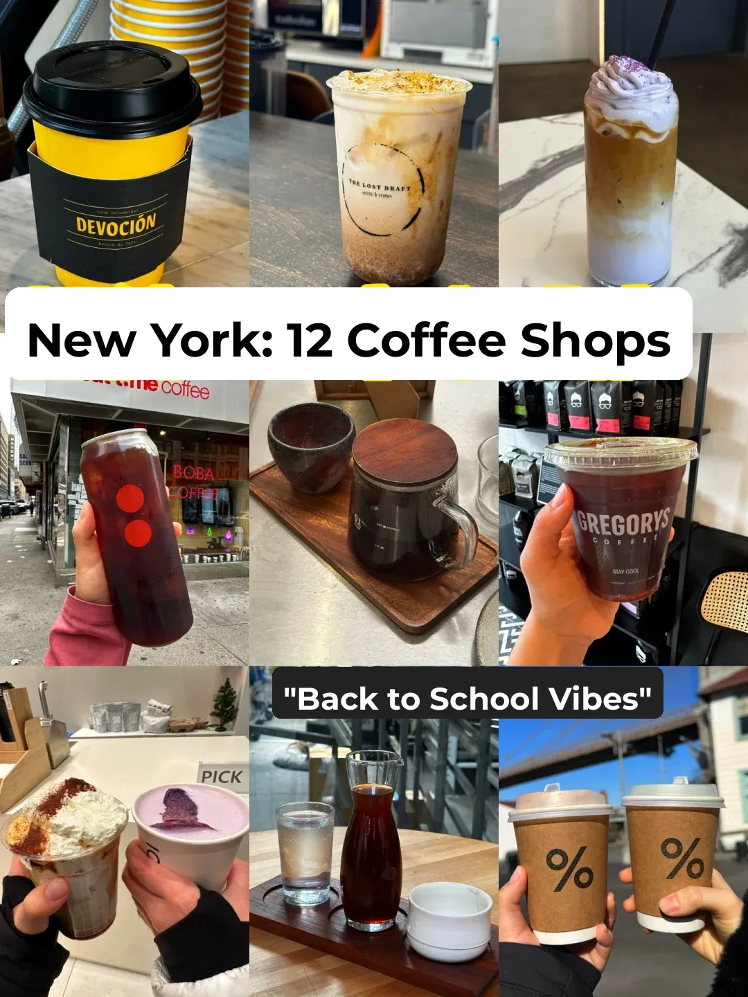 New York | Coffee Lover's Guide to NYC: 12 Must-Try Spots ☕️