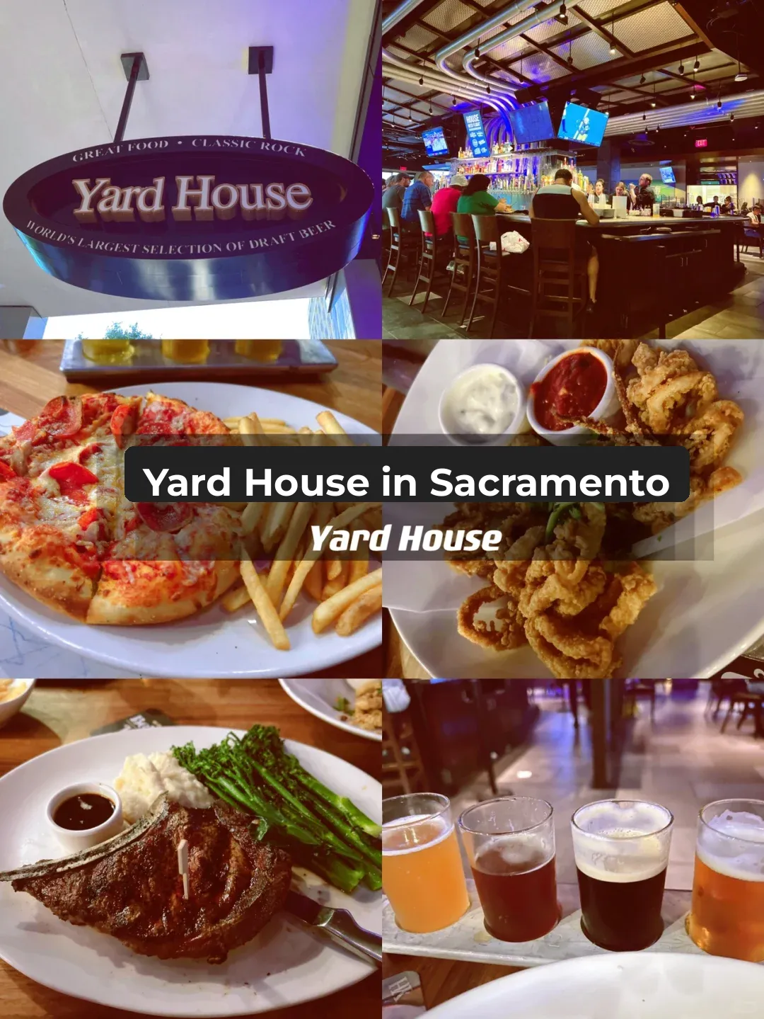 Travel Diary | Yard House in Sacramento