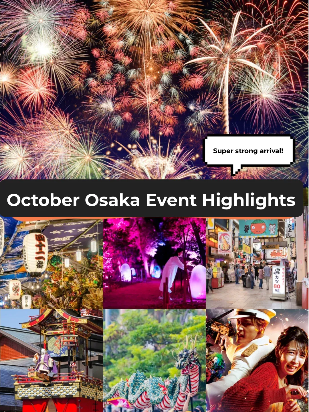 Osaka October Event Roundup - Must-Visit Stunning Activities