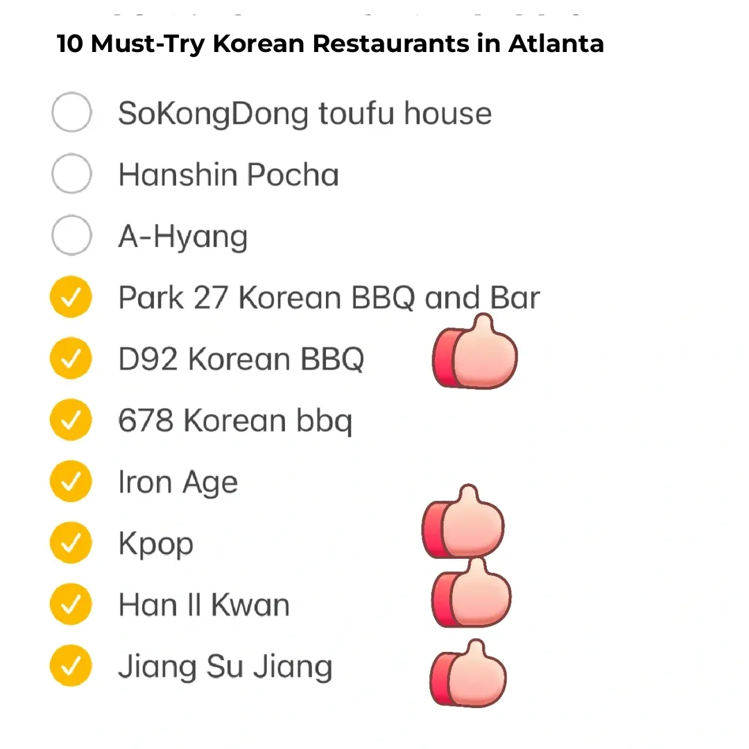 "Top 10 Must-Visit Asian Restaurants in Atlanta – Korean Cuisine Edition"
