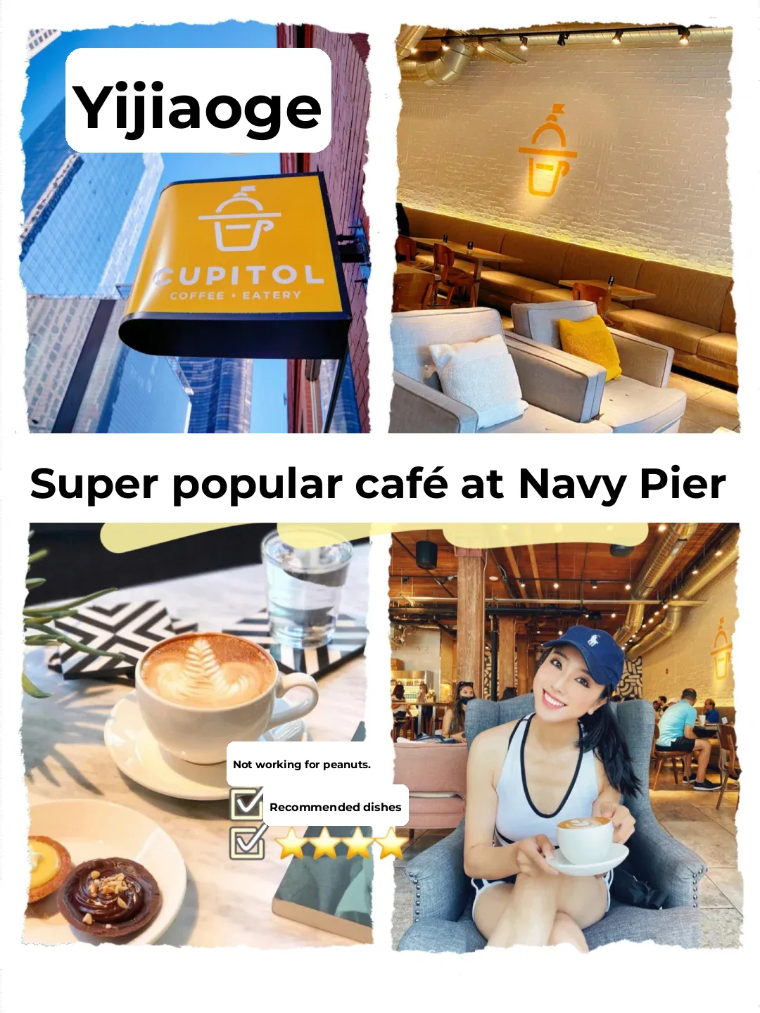 Chicago | ⚓️Navy Pier🧱 Trendy Industrial-Style Café with Huge Popularity ☕️
