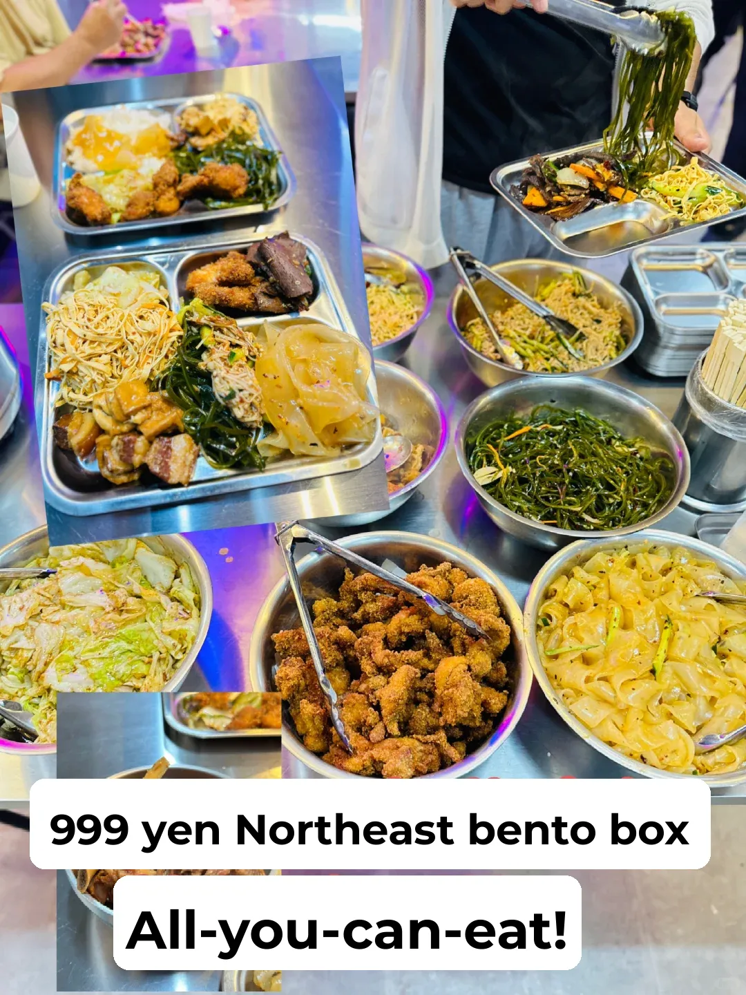 Unlimited Tohoku Bento Lunch Buffet for Just 999 Yen in Osaka Namba! 🍱