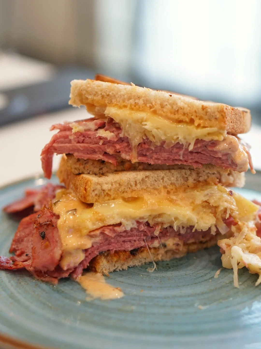 🥪 Jersey City is stepping up its game with a corned beef sandwich! 👍