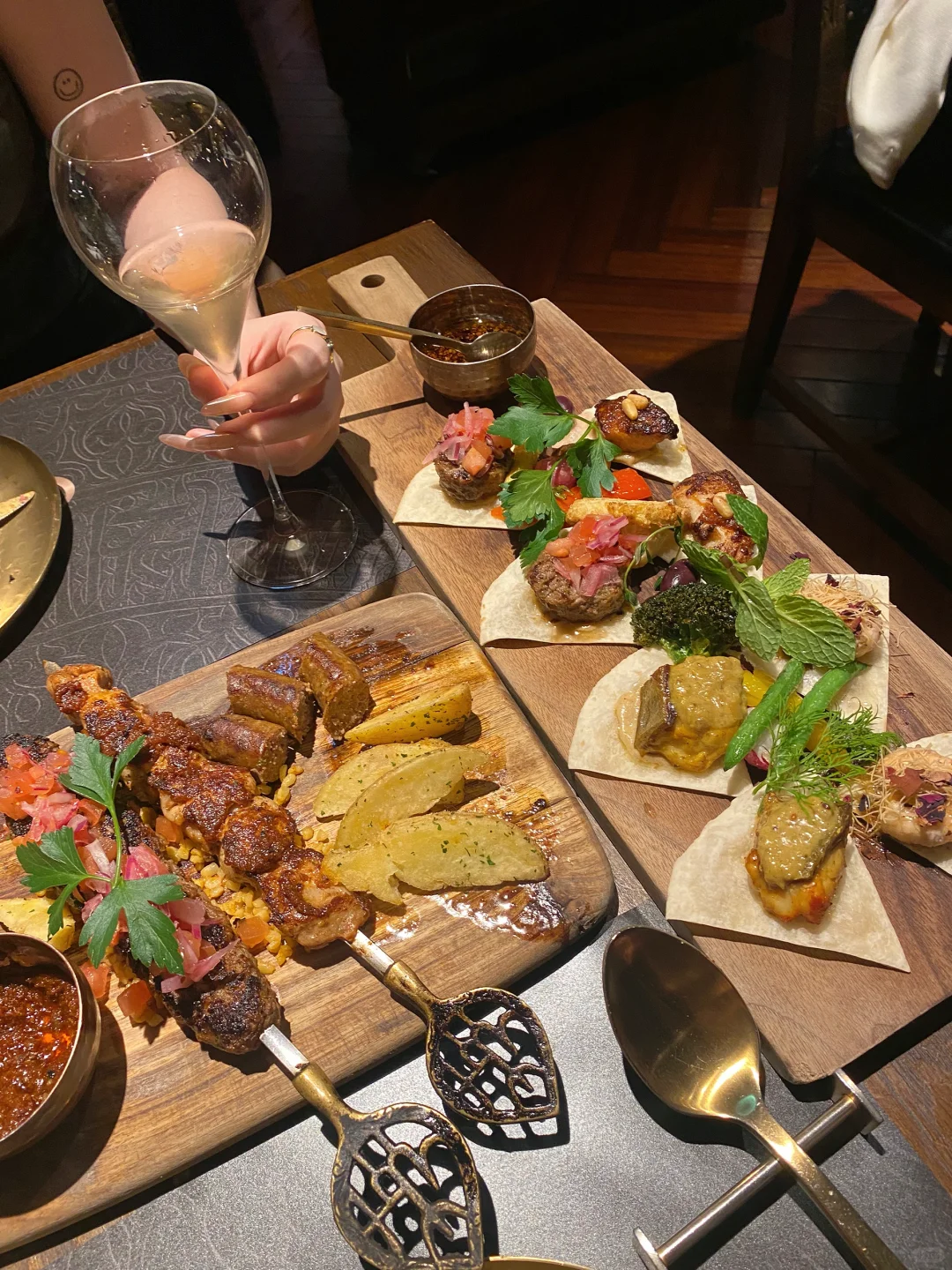 "In Shibuya‼️ I ate a dish that looks exactly like the emoji 🧆"