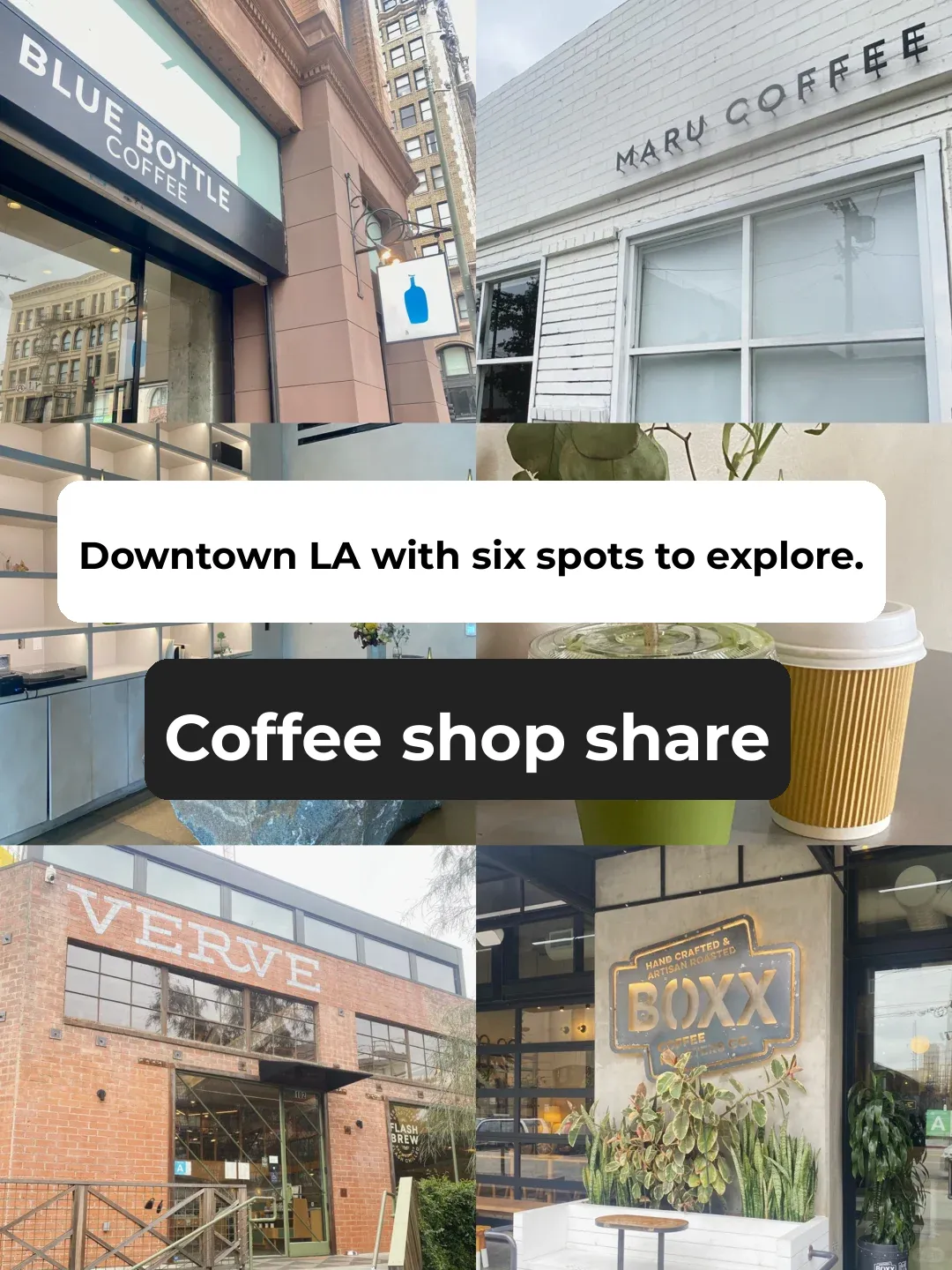 Los Angeles | DTLA Coffee Shop Roundup: Savor Your ☕️ Moments