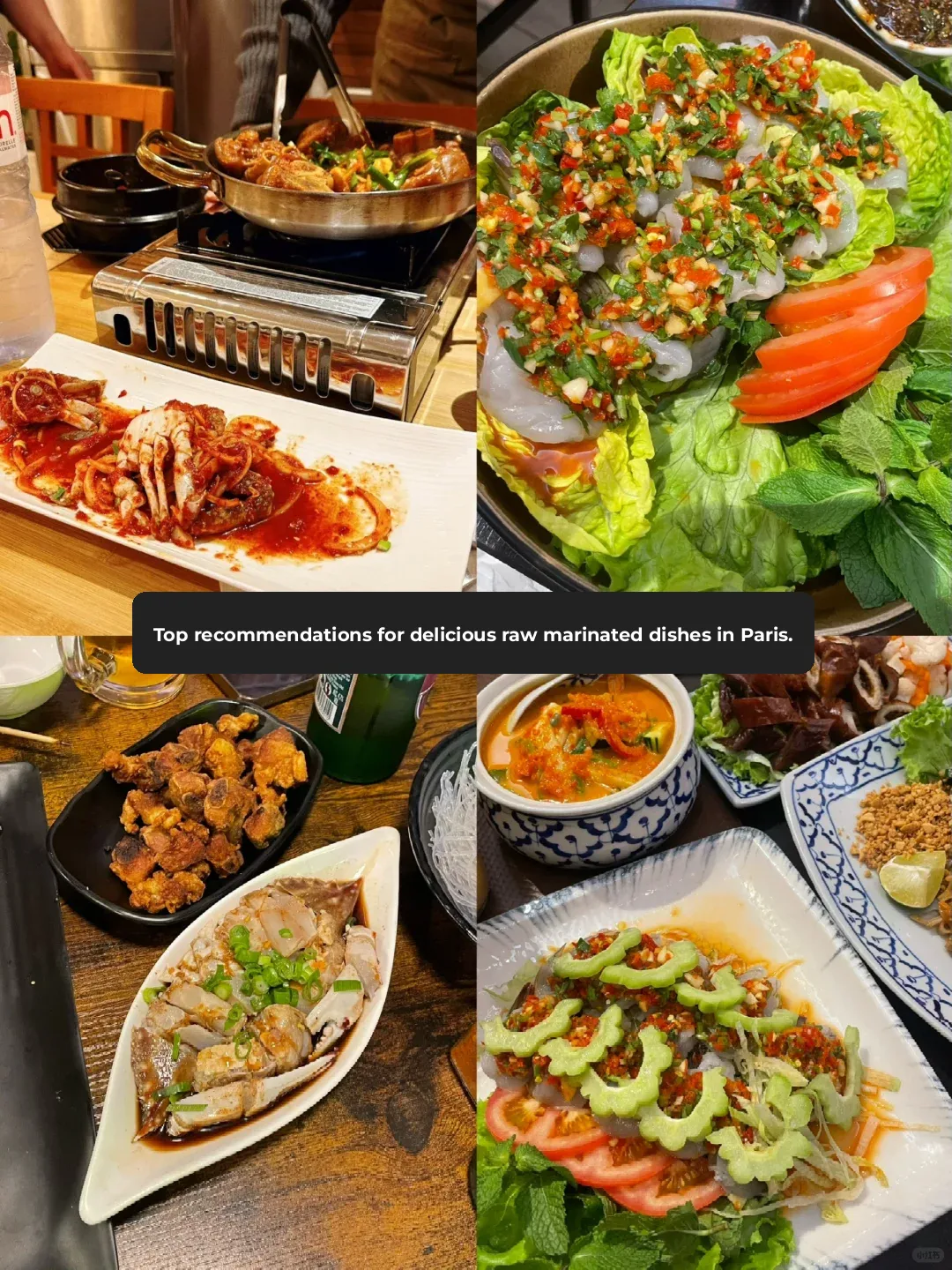 🇫🇷 Certified Delicious: Fusion of Chinese, Korean, and Thai-style Sashimi