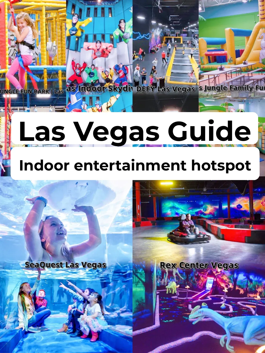 Stay Cool Indoors This Summer❄️ Kid-Friendly Vegas Spots💠 Top Places to Beat the Heat💯