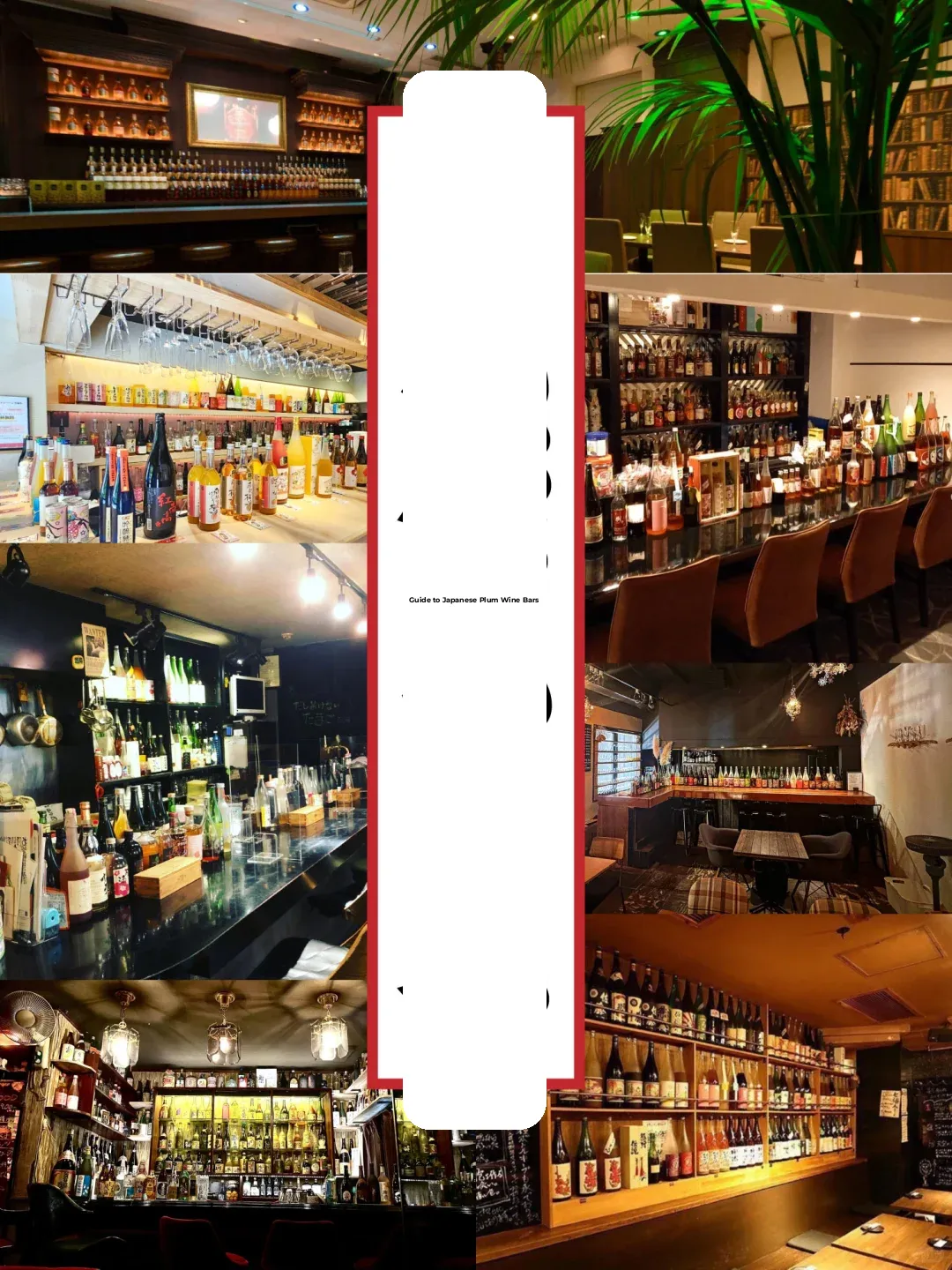 Top Must-Visit Plum Wine Shops in Japan