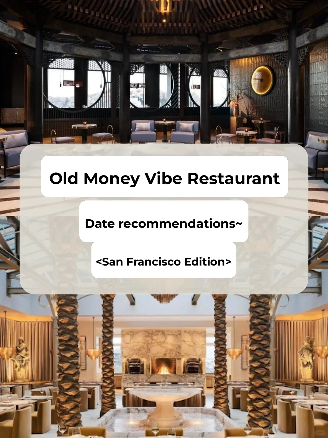 【San Francisco Bay Area】Chic Date Spots: Old Money Dining Recommendations