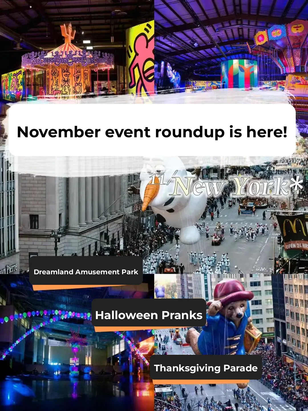 November in New York 🎈 A Guide to Exciting Events