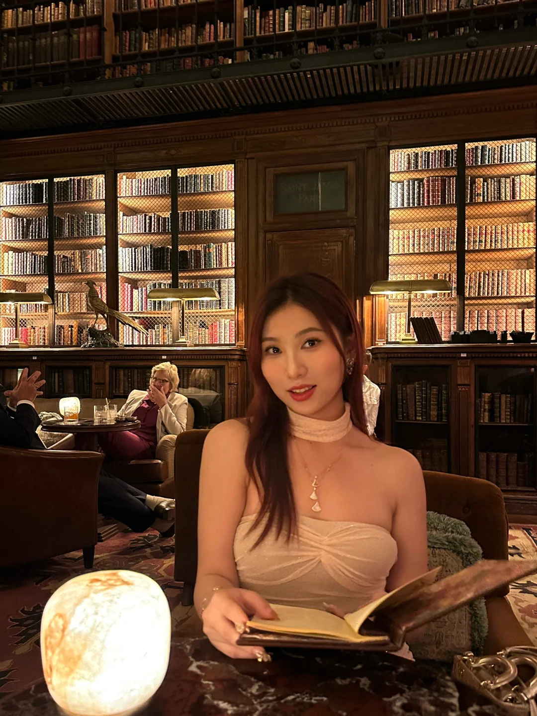 Sipping Whiskey in a Castle Library 📖🥃