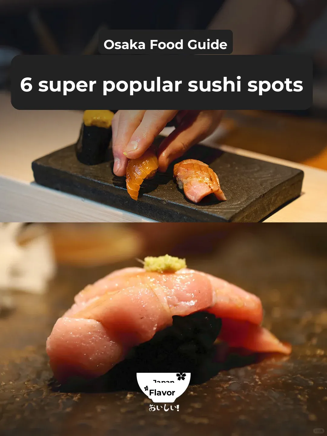 Osaka Free & Easy ✈️ Lock These 6 Sushi Spots Down 🍣